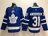 Toronto Maple Leafs 31 Frederik Andersen Blue Adidas Stitched Jersey,baseball caps,new era cap wholesale,wholesale hats